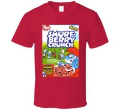Smurf Berry Crunch Box Greatest Cereal Of All Time Breakfast Fan Foodi