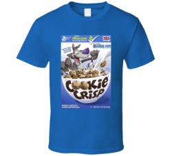 Cookie Crisp Box Greatest Cereal Of All Time Breakfast Fan Foodie T Sh