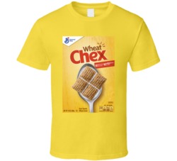 Wheat Chex Box Greatest Cereal Of All Time Breakfast Fan Foodie T Shir