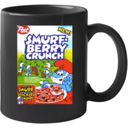 Smurf Berry Crunch Box Greatest Cereal Of All Time Breakfast Fan Foodi