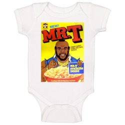 Mr T Box Greatest Cereal Of All Time Breakfast Fan Foodie Baby One Pie