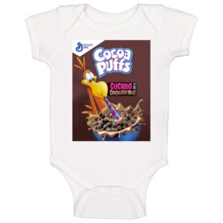 Cocoa Puffs Box Greatest Cereal Of All Time Breakfast Fan Foodie Baby 