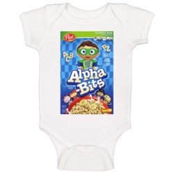 Alpha Bits Box Greatest Cereal Of All Time Breakfast Fan Foodie Baby O