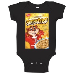 Sugar Crisp Box Greatest Cereal Of All Time Breakfast Fan Foodie Baby 