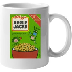 Apple Jacks Box Greatest Cereal Of All Time Breakfast Fan Foodie Mug M