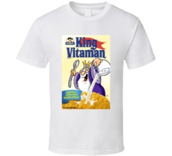 King Vitaman Box Greatest Cereal Of All Time Breakfast Fan Foodie T Sh