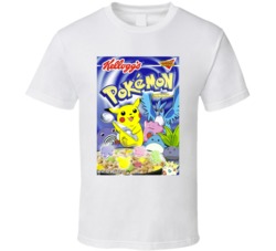 Pokemon Box Greatest Cereal Of All Time Breakfast Fan Foodie T Shirt
