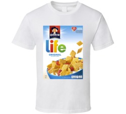 Life Box Greatest Cereal Of All Time Breakfast Fan Foodie T Shirt