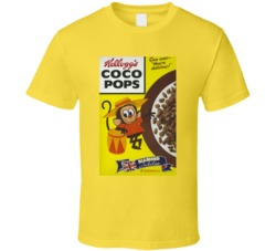 Coco Pops Box Greatest Cereal Of All Time Breakfast Fan Foodie T Shirt