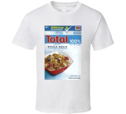 Total Box Greatest Cereal Of All Time Breakfast Fan Foodie T Shirt
