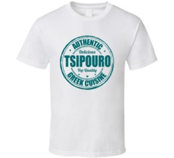 Tsipouro Authentic Greek Cuisine T Shirt