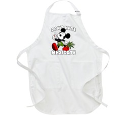 Dont Hate Medicate Mickey Mouse Stoner Weed Cannabis Apron