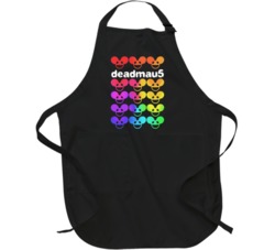 Deadmau5 Dj Colorful Mask Logo Fan Rave Apron
