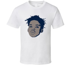 James Akinjo Georgetown University College Basketball Player Big Head 