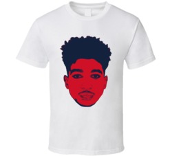 Breein Tyree Ole Miss College Basketball Player Big Head Fan T Shirt