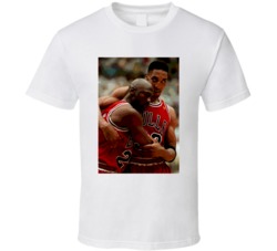 Michael Jordan Scottie Pippen The Flu Game 1997 Finals Chicago Basketb