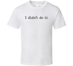 I Didn't Do It Wrongful Conviction 50 Cent T Shirt