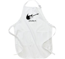 Just Play It Guitar Parody Apron