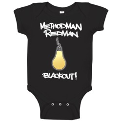 Methodman Redman Blackout Retro Baby One Piece