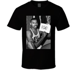 Wilt Chamberlain 100 Basketball T Shirt