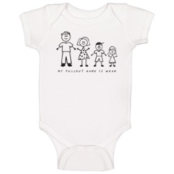 My Pullout Game Is Weak Funny Stickman Family Baby One Piece