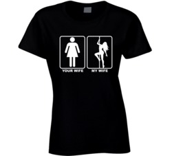 Your Wife My Stripper Wife Funny Ladies T Shirt