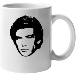 Remington Steele Pierce Brosnan 80s Tv Show Character Fan Mug