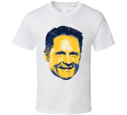 Steve Kerr San Francisco Basketball Coach Big Head Fan T Shirt
