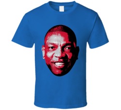 Doc Rivers Los Angeles Basketball Coach Big Head Fan T Shirt
