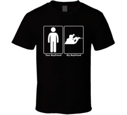 Your Boyfriend My Boyfriend Airsoft Sport T Shirt