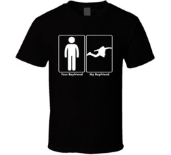 Your Boyfriend My Boyfriend Base Jumping Sport T Shirt