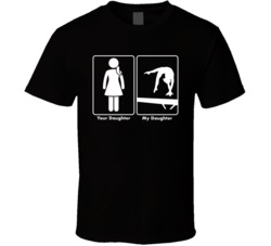 Your Daughter My Daughter Gymnastics Sport T Shirt