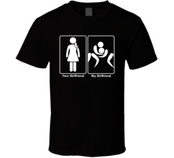 Your Girlfriend My Girlfriend Wrestling Sport T Shirt