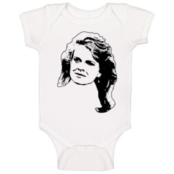 Murphy Brown Candice Bergen 80s Tv Show Character Fan Baby One Piece