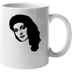 Deanna Troi Marina Sirtis Star Trek  80s Tv Show Character Fan Mug