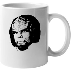 Worf Star Trek Michael Dorn 80s Tv Show Character Fan Mug