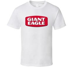 Giant Eagle Grocery Store Company Logo T Shirt