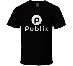 Publix Grocery Store Company Logo Vintage Grunge Look T Shirt