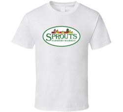 Sprouts Farmers Market Grocery Store Company Logo T Shirt