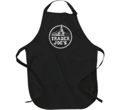 Trader Joe's Grocery Store Company Logo Vintage Grunge Look Apron