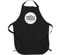 Whole Foods Market Grocery Store Logo Vintage Grunge Look Apron
