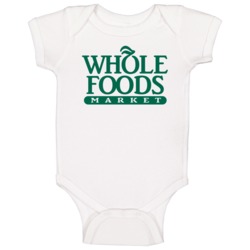Whole Foods Market Grocery Store Company Logo Baby One Piece