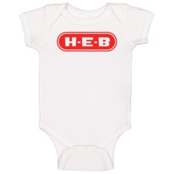 Heb Grocery Store Company Logo Baby One Piece