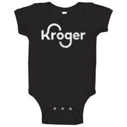 Kroger Grocery Store Logo Vintage Grunge Look Baby One Piece