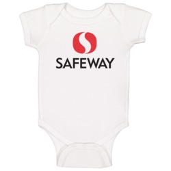 Safeway Grocery Store Logo Baby One Piece