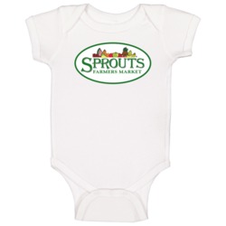Sprouts Farmers Market Grocery Store Company Logo Baby One Piece