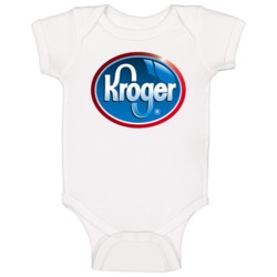 Kroger Grocery Store Retro Logo Baby One Piece