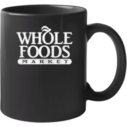 Whole Foods Market Grocery Store Company Logo Vintage Grunge Look Mug