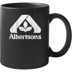 Albertsons Grocery Store Company Logo Vintage Gunge Look Mug