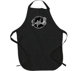 Living That Softball Mom Life Kids Sports Support Womens Apron